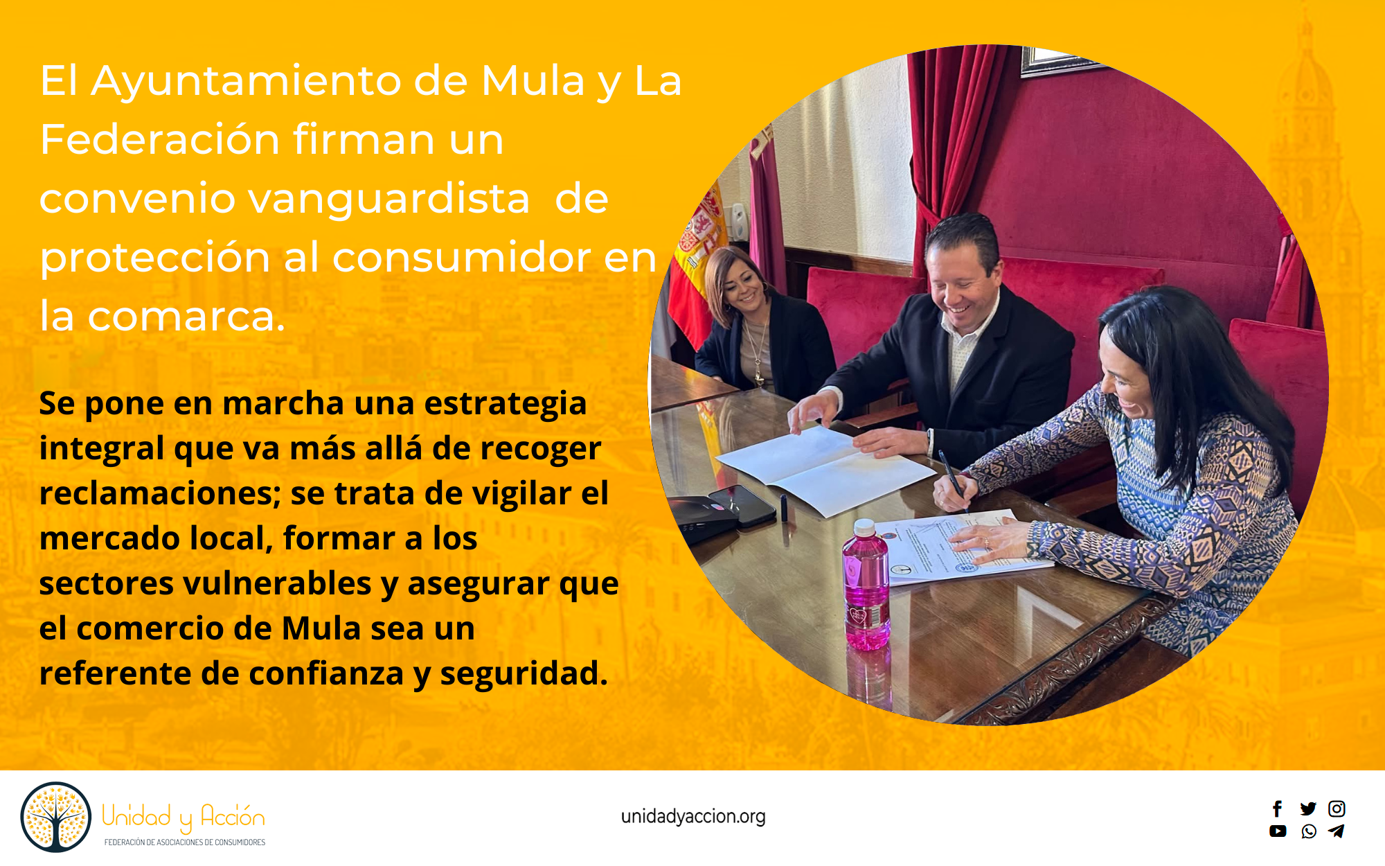 Ayuntamiento de mula y Federación